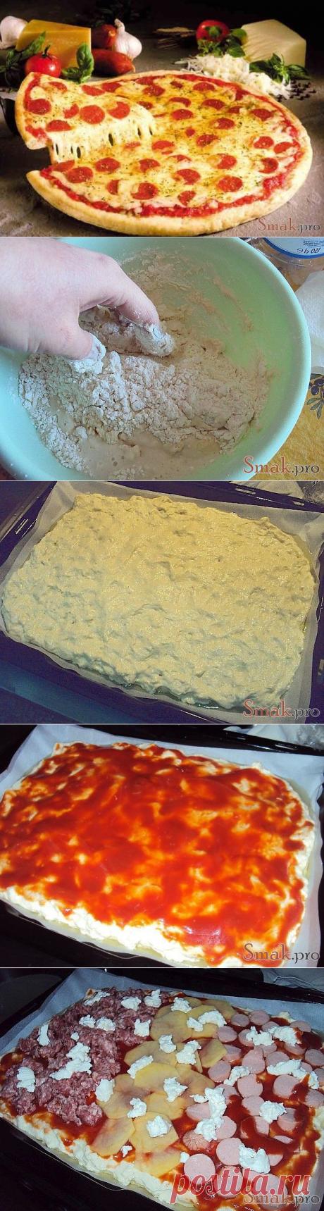 Итальянская пицца по домашнему рецепт с фото