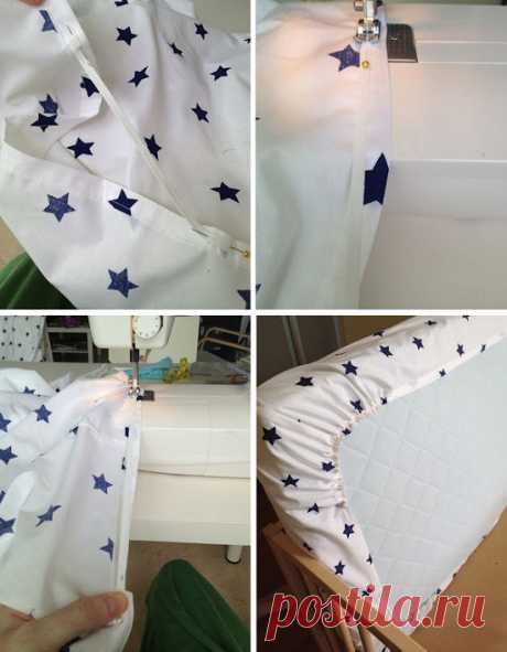 Простыни на резинке своими руками
