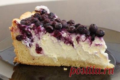 Как приготовить творожный пирог с ягодами - рецепт, ингредиенты и фотографии