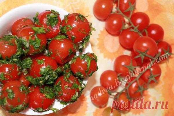 Рецепт очень вкусных малосольных черри
