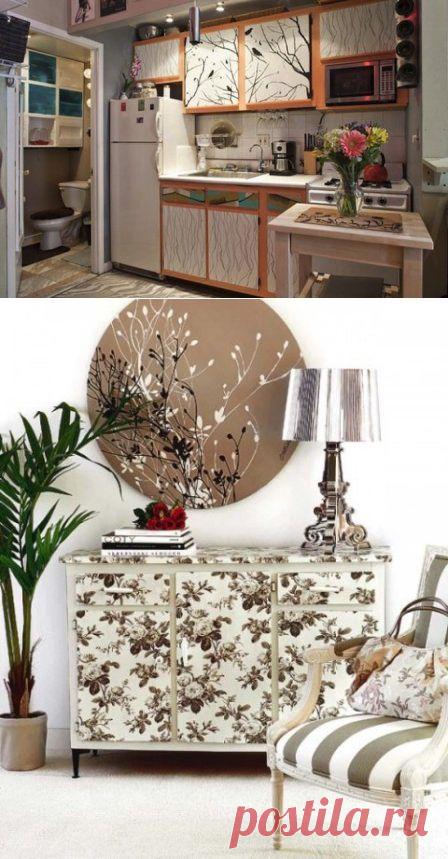 Что делать с остатками обоев? Интересные идеи для дома и квартиры