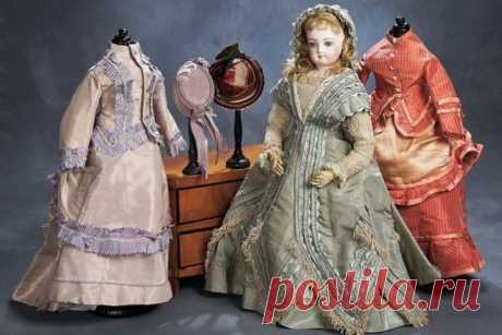 Выкройки старинных платьев для кукол | all Dolls