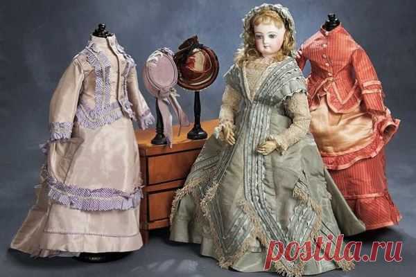 Выкройки старинных платьев для кукол | all Dolls