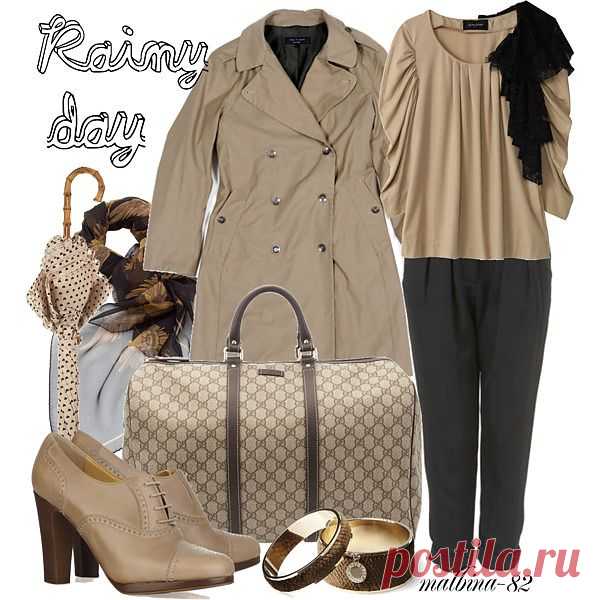 Fall outfit))) - Rainy day