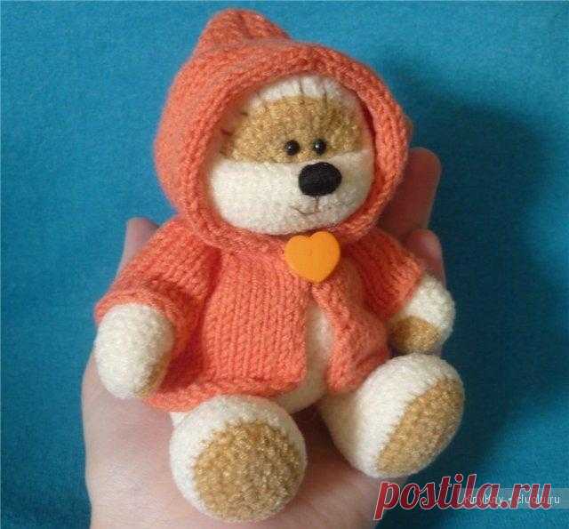 Вязаный мишка / Вязание игрушек на спицах и крючком, схемы и описание / КлуКлу. Рукоделие - бисероплетение, квиллинг, вышивка крестом, вязание