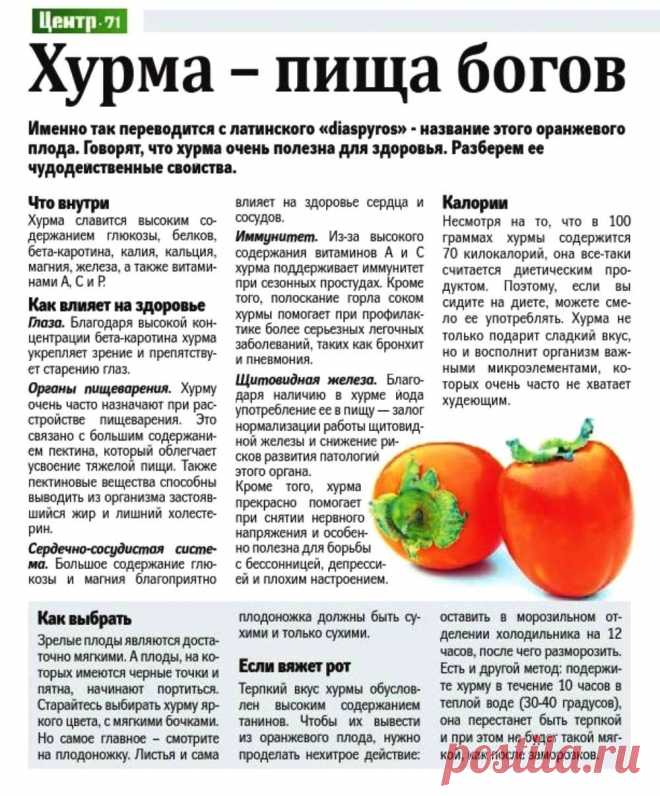 Хурма - пища богов