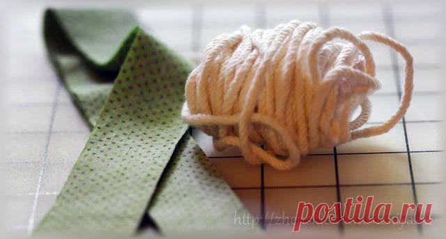 Браслеты из ткани: поделки из лоскутков | Своими руками