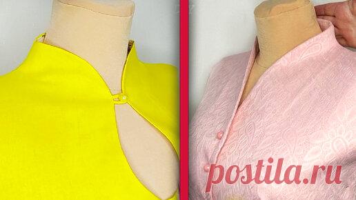 Эти фасоны опять в моде, а после видео сшить себе обновку не составит труда (2 варианта: с застёжкой и без) | Мой стиль DIY | Дзен