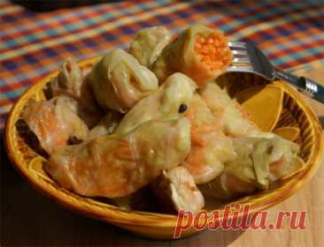 Закусочные кислые голубцы с морковью — Моя кухня