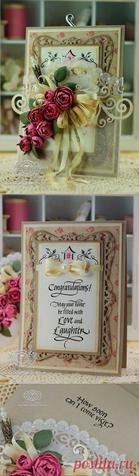 New House Pocket Card and Clear Shipping Box