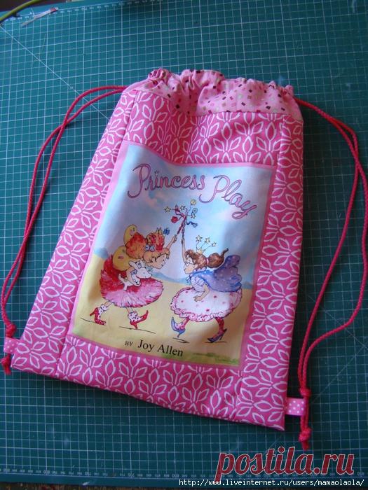 МК детского тряпичного рюкзачка