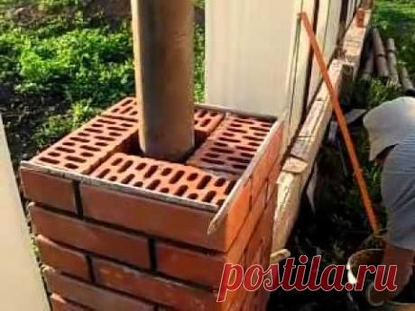 кладка кирпичных столбов