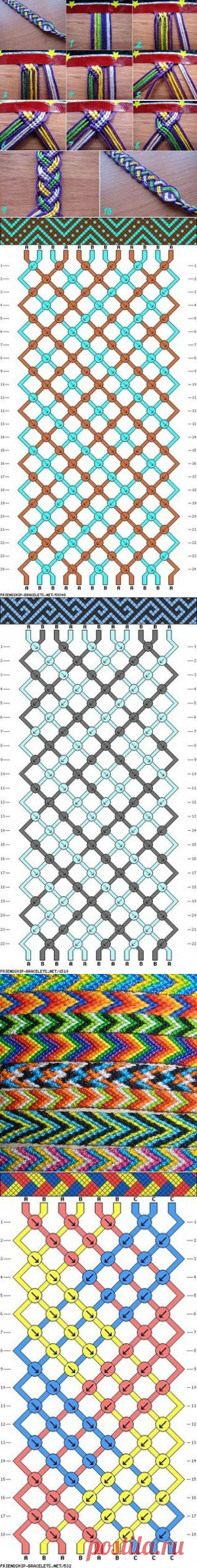 Схемы для фенечек.