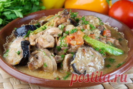 Яхние из курицы - Блюда из мяса птицы