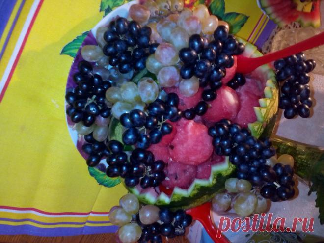 Сделаем оригинальные и потрясающие корзины из арбуза