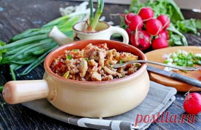 Гречка с овощами - полноценный ужин для всей семьи!