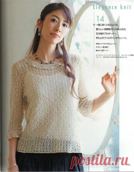 Кофточка крючком