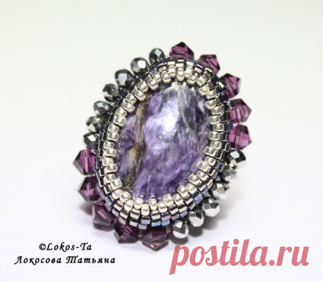 Кольцо &quot;Чарующие мгновения&quot; | biser.info - всё о бисере и бисерном творчестве
