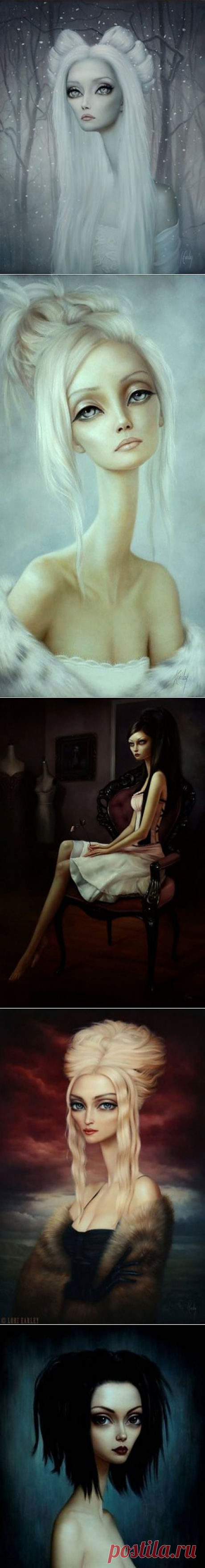 Лори Эрли (Lori Earley) женские портреты