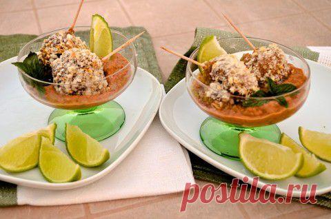 Коктейльные грибочки с томатным соусом | Четыре вкуса