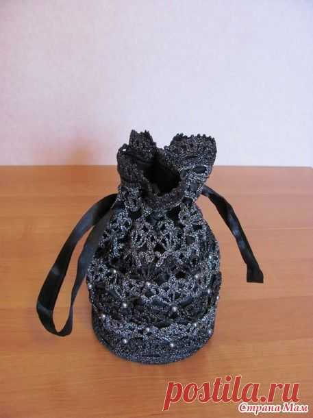 Женская сумочка-кисет крючком - Вязание - Страна Мам