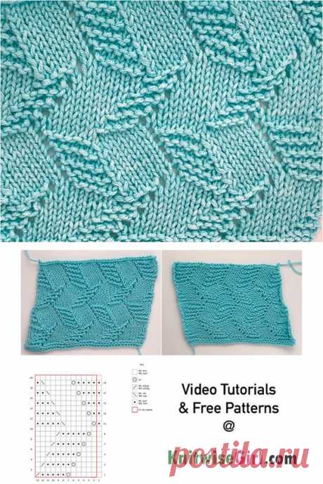 Tilted Garter Blocks | Knitting Stitch Patterns