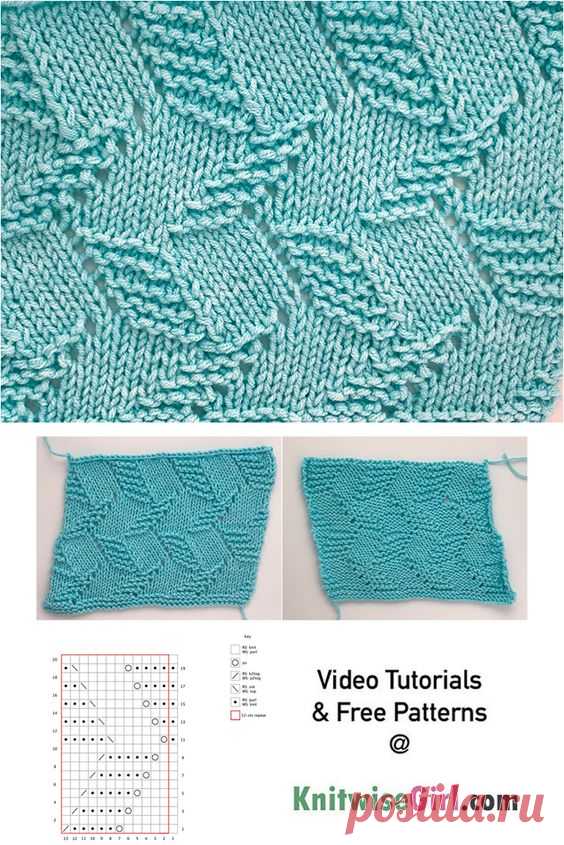 Tilted Garter Blocks | Knitting Stitch Patterns