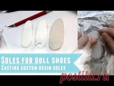 Creating soles for custom BJD shoes