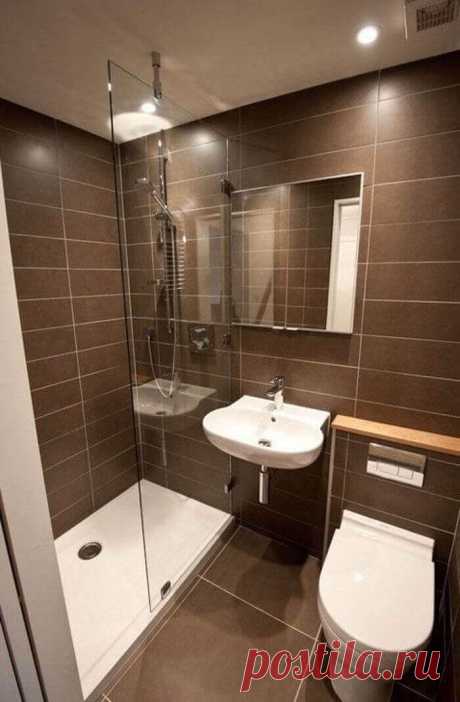 15 удачных идей для маленькой ванной комнаты