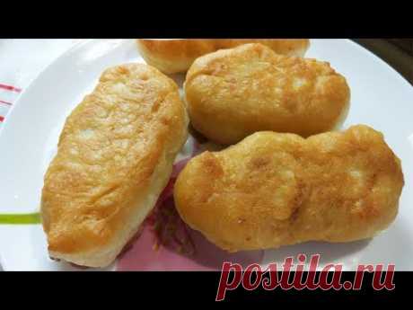 Пирожки Жареные . Очень Пышные с Хрустящей Корочкой. ( Постные. С Горохом )
