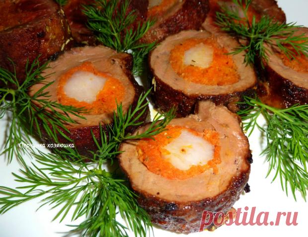 Не знаете,что приготовить из печени? Приготовьте рулетики..