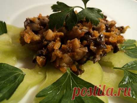 Грибная икра рецепт