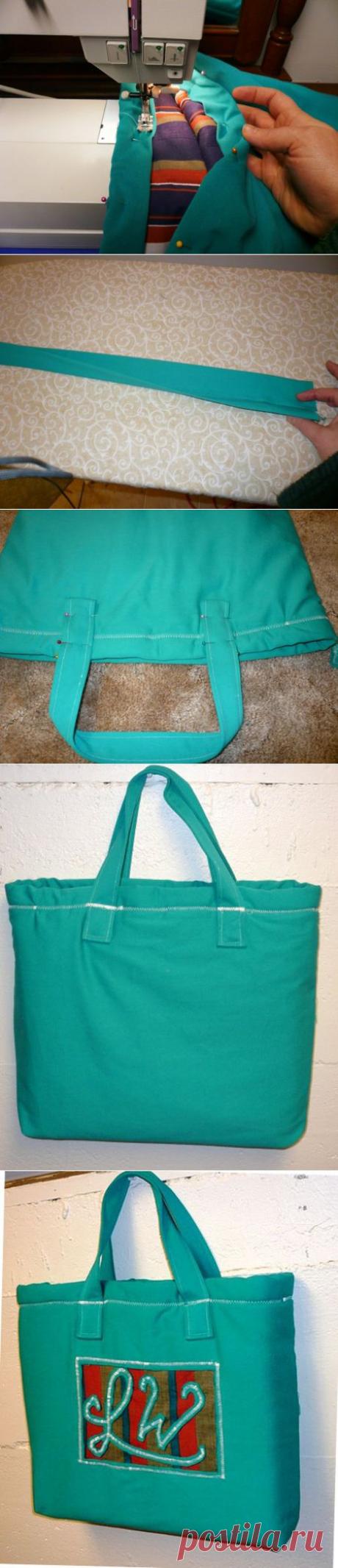 Шьем сумку для ноутбука. Laptop bag