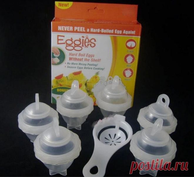 Новый 2017 OUSSIRRO Жесткий Отварите Яйцо Плита 6 Eggies с Бонус Яичный Белок Сепаратор Кухня Питания купить на AliExpress