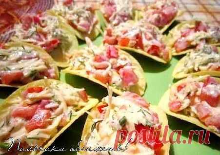 Красивые новогодние закуски..