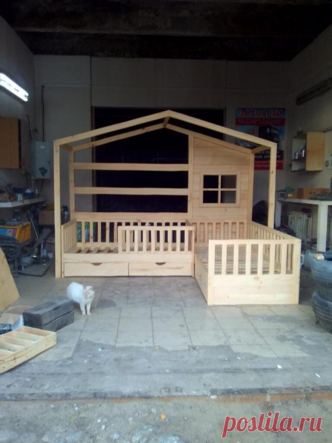 Кроватки-домики от Юры Ананьева | | Для тех, кто любит работать с деревом