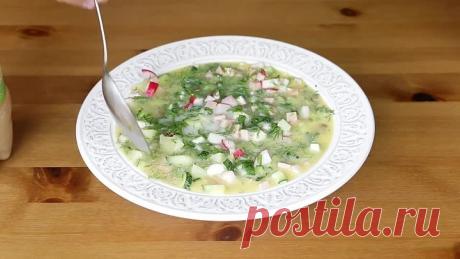 Окрошка на квасе