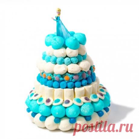Gâteau de bonbons l'Ice Cream des Neige par Candy-Mail Gateau de bonbon REINE DES NEIGES ! A découvrir absolument