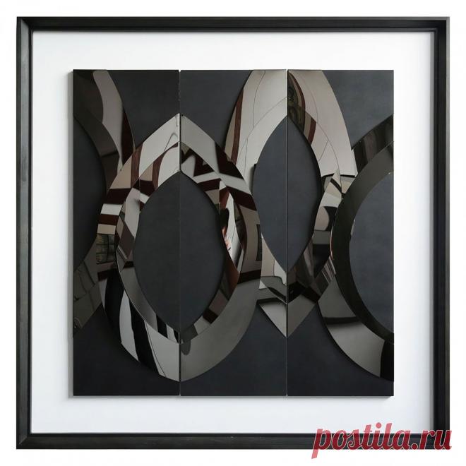 Панно-картина на стену MOONRISE BLACK - купить за 44000 руб. в интернет-магазине DG-Home