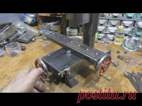 Простой мини фрезерный станок из профильных труб. Начало.