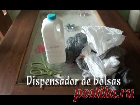 Como Almacenar y hacer un dispensador de bolsas - YouTube