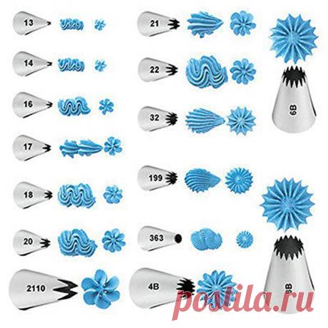 24 Шт./компл. Обледенение Трубопроводы Сопла Кондитерских Советы Фондант Торт Sugarcraft отделка Инструмент Совет Устанавливает Аксессуары купить на AliExpress