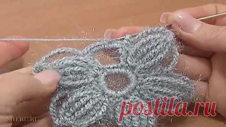 Сказочная ажурная снежинка Урок 8 часть 1 из 2 Вязание крючком