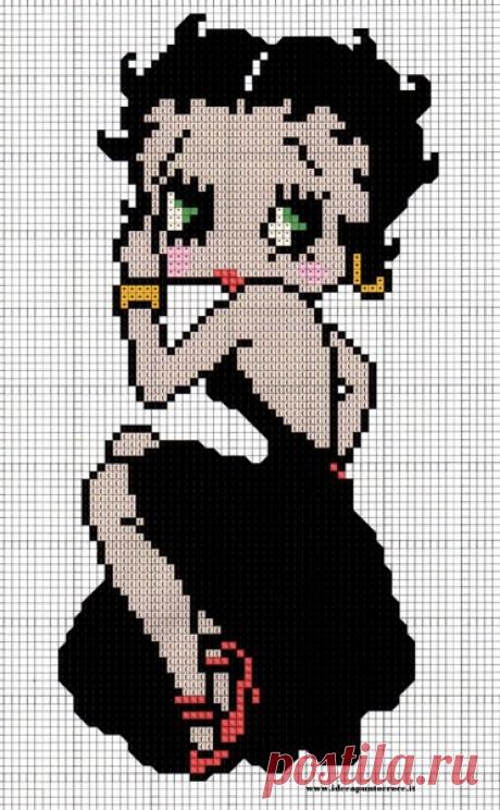SCHEMI BETTY BOOP - Idee a Punto Croce