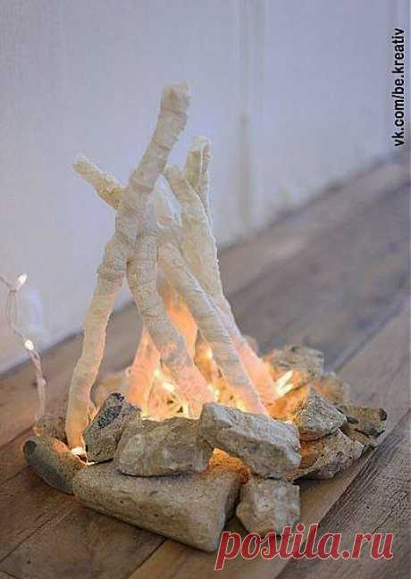 костер без пламени