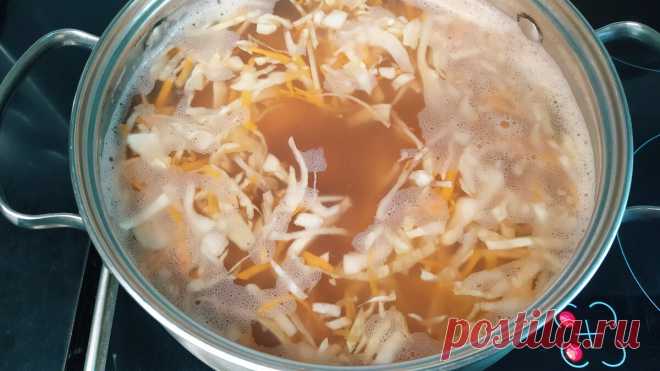 Постные щи с красной фасолью: показываю, как я готовлю этот суп без мяса | Ксюша-Печенюша | Яндекс Дзен