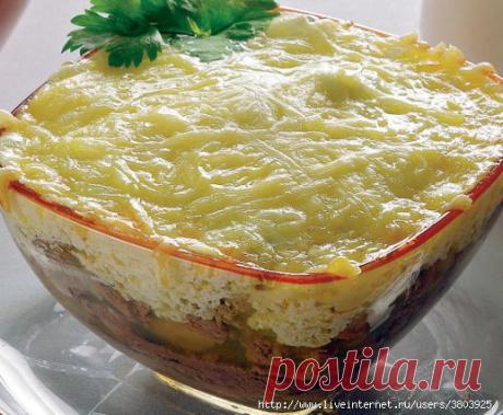 ЗАКУСКА ИЗ КУРИНОЙ ПЕЧЕНИ - супер нежная печеночка, да еще под сыром - это вкусно!