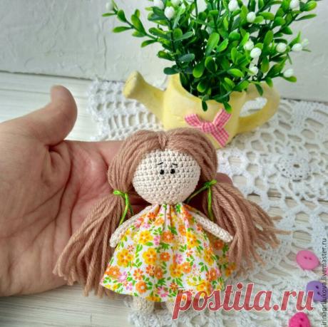 Мастер-класс по вязанию куколки амигуруми - Ярмарка Мастеров - ручная работа, handmade