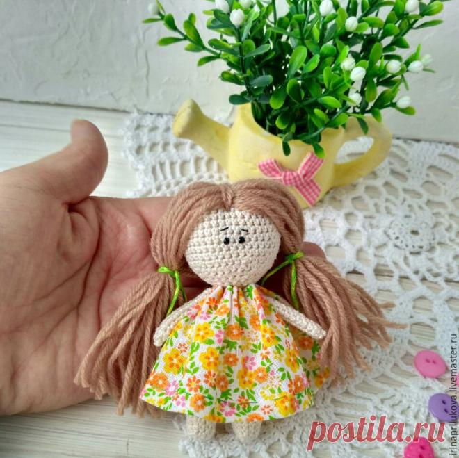Мастер-класс по вязанию куколки амигуруми - Ярмарка Мастеров - ручная работа, handmade