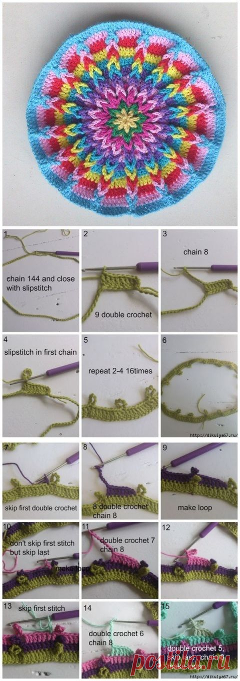 Вязание крючком подушка на стул. Подушка на стул крючком | Лаборатория домашнего хозяйства